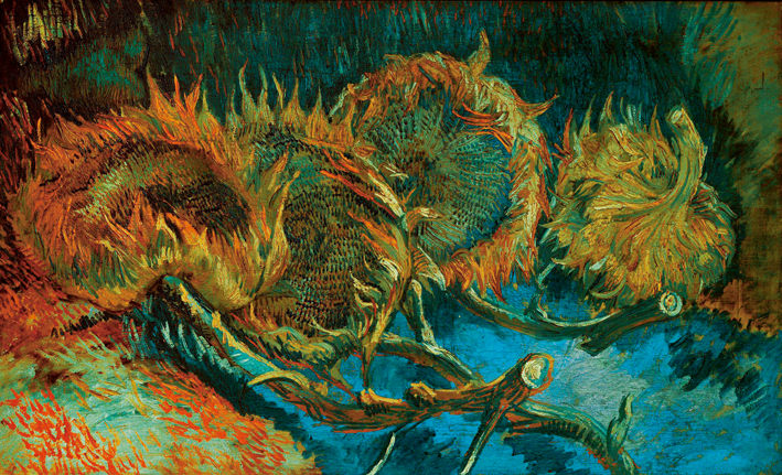  文森特·威廉·梵高  Vincent Willen Van Gogh —— 四朵向日葵